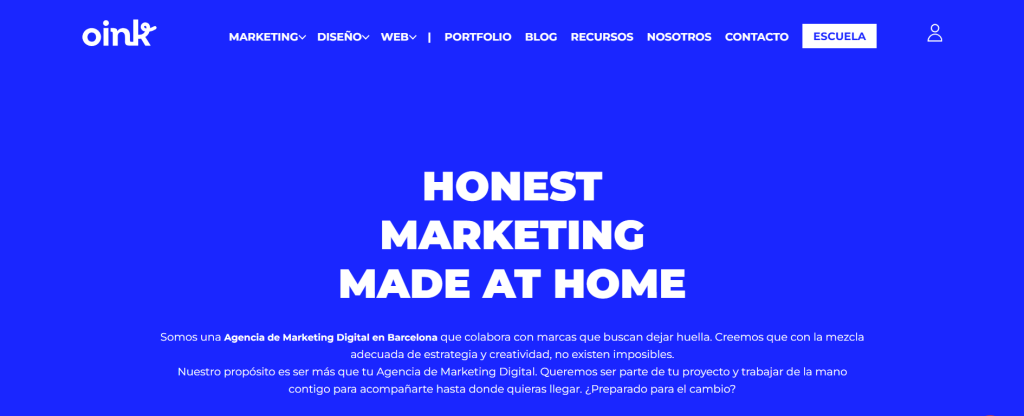 oink Agencias de Marketing Digital en Barcelona