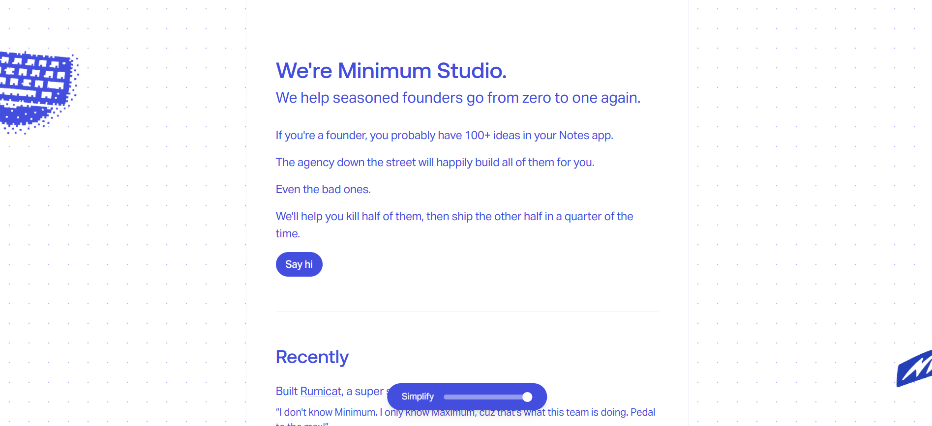 Minimum Studio