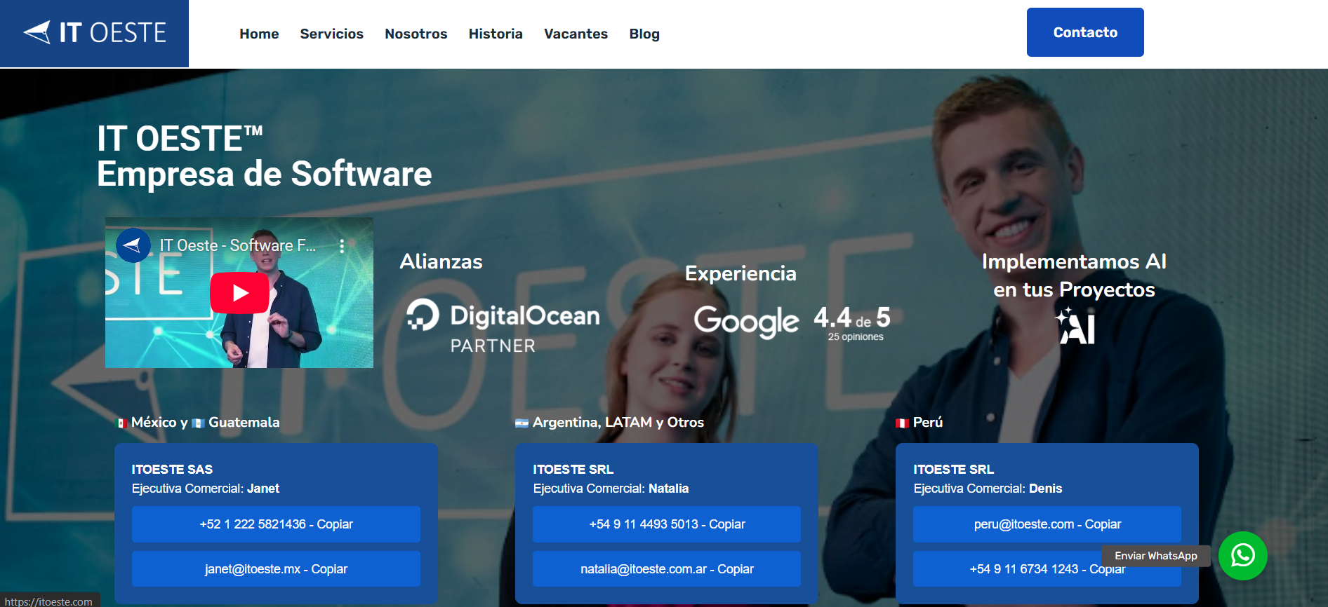Agencias de Desarrollo Software en Perú: IT Oeste
