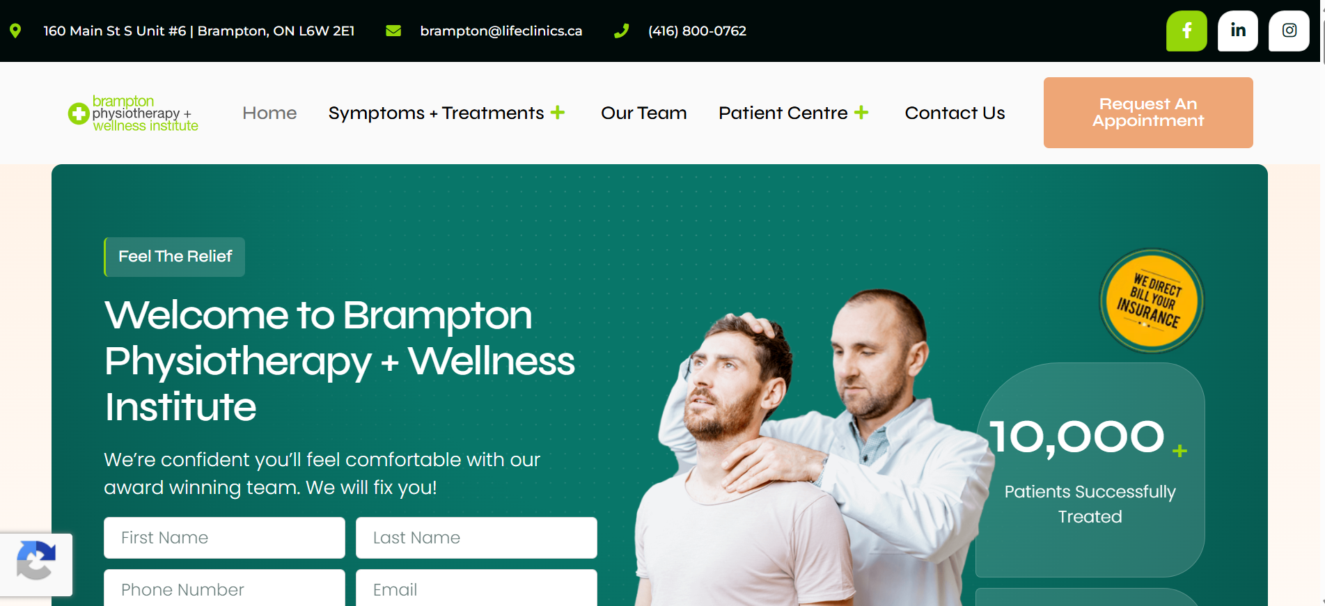 Brampton Physiotherapy + Wellness Institute