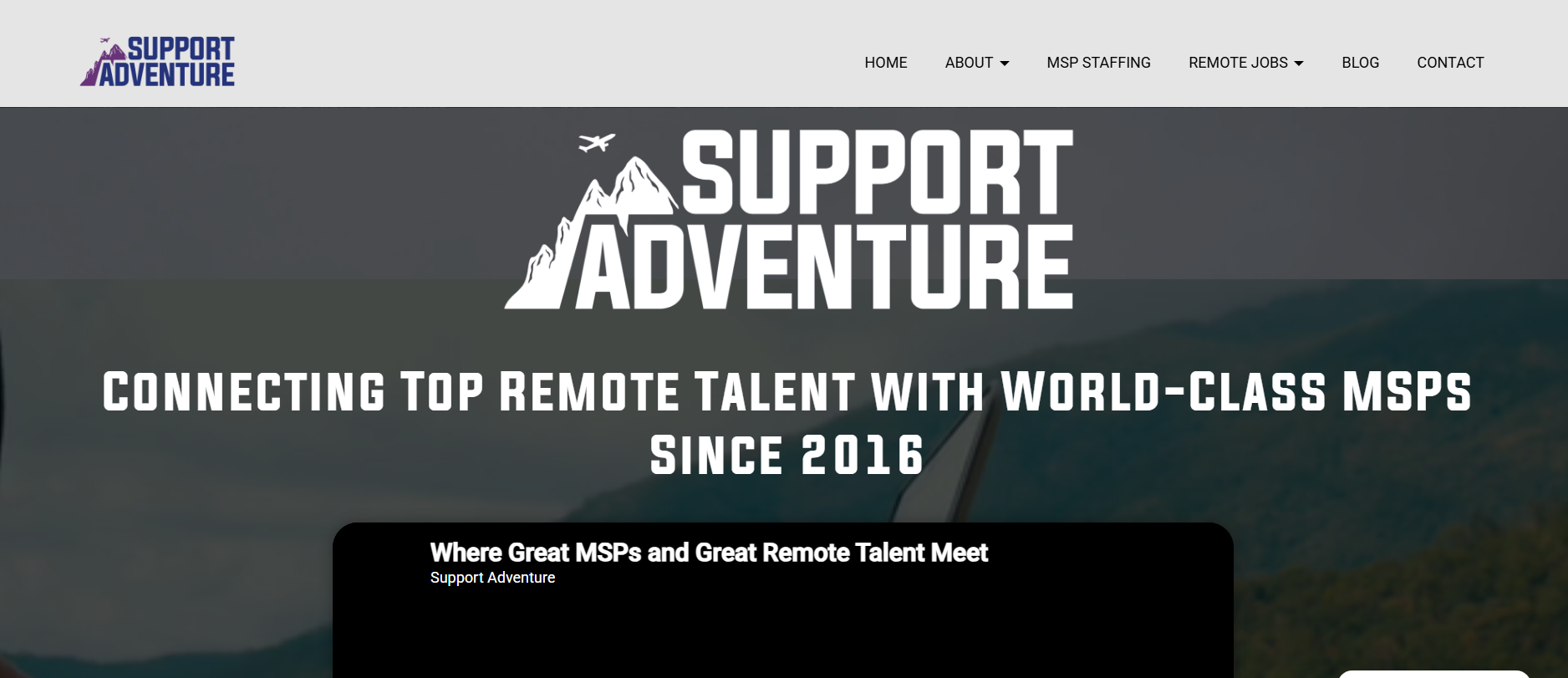 Support Adventure