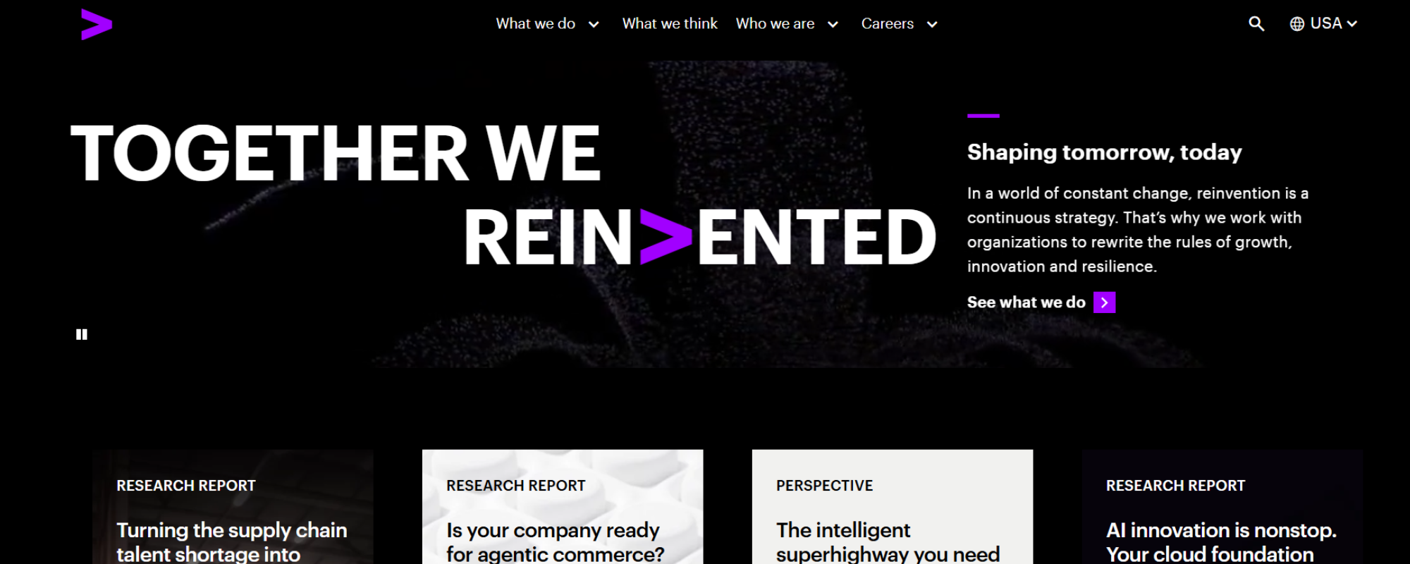 Best AI Implementation Consulting Firms, Accenture AI dashboard invitation