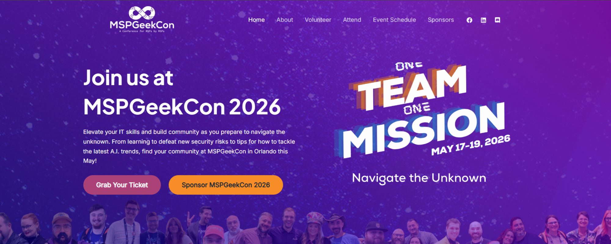 Best Conference for Vendors and Technology Companies to Sponsor to Reach MSP, MSPGeekCon MSP Convention frontpage