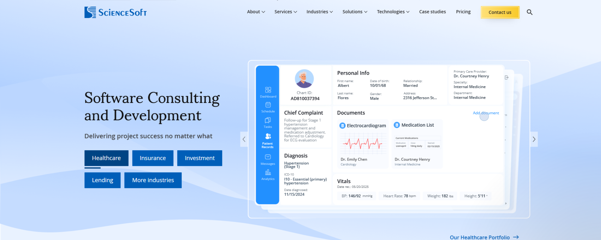 Best Secure Code Development Partners for Fintech, ScienceSoft software consulting company web services