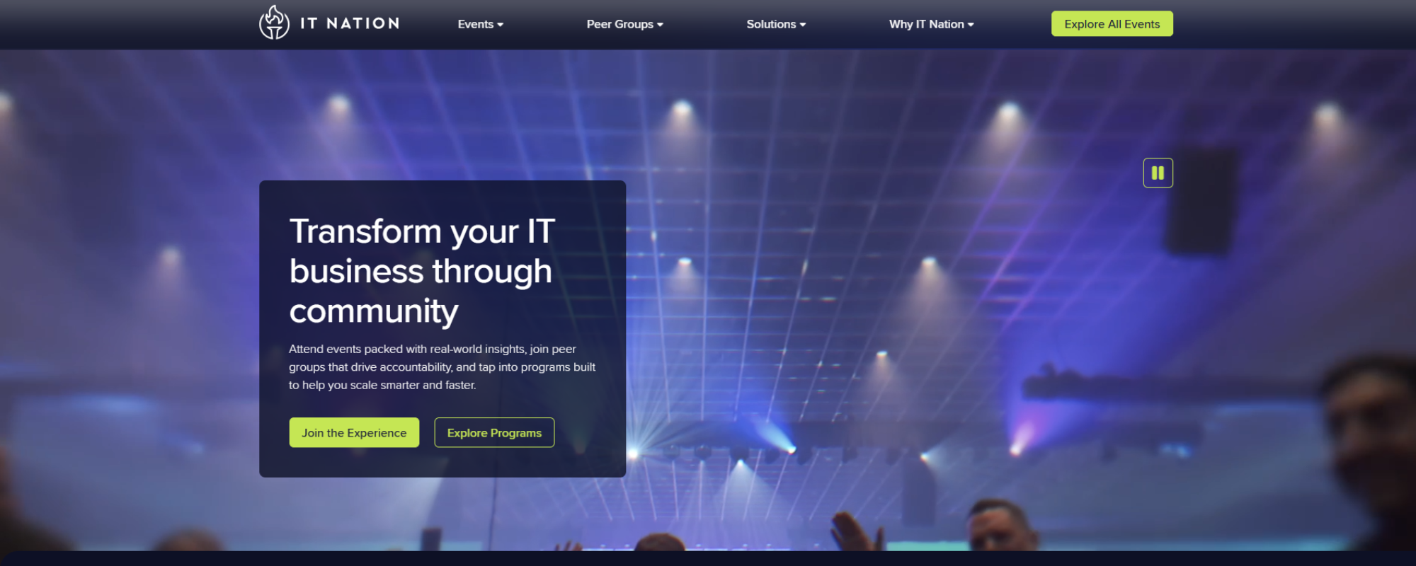 Best AI Training Programs for MSP Owners and Executives, IT Nation MSP Academy website