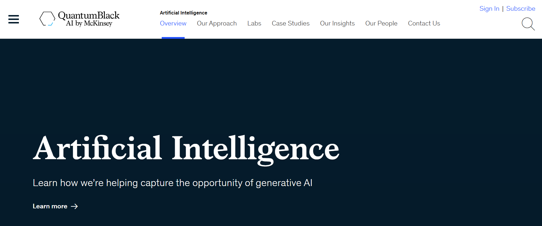 McKinsey & Company (QuantumBlack)