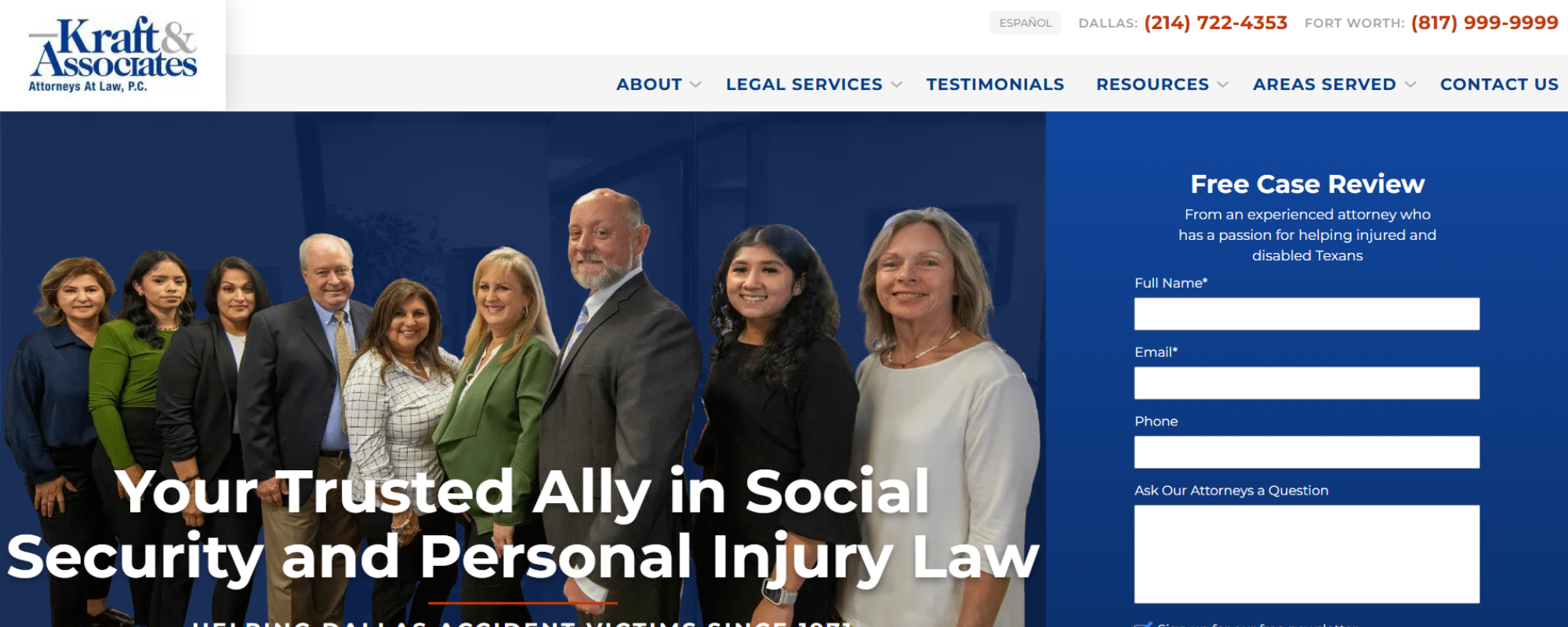 Best Personal Injury Law Firms in Dallas, Kraft & Associates index