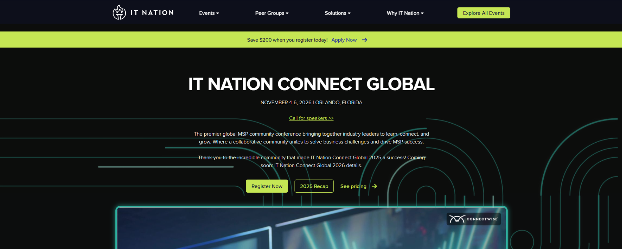 Best MSP Conferences for Learning How to Implement AI and Automation in 2026, IT Nation Connect Global