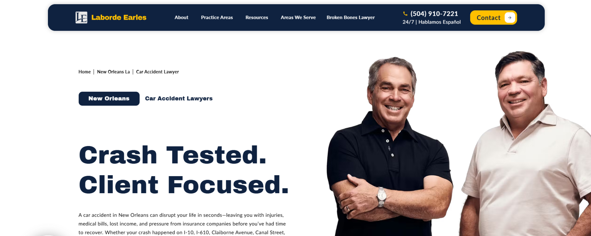 New Orleans Personal Injury Law Firms, Laborde Earles Injury Lawyers