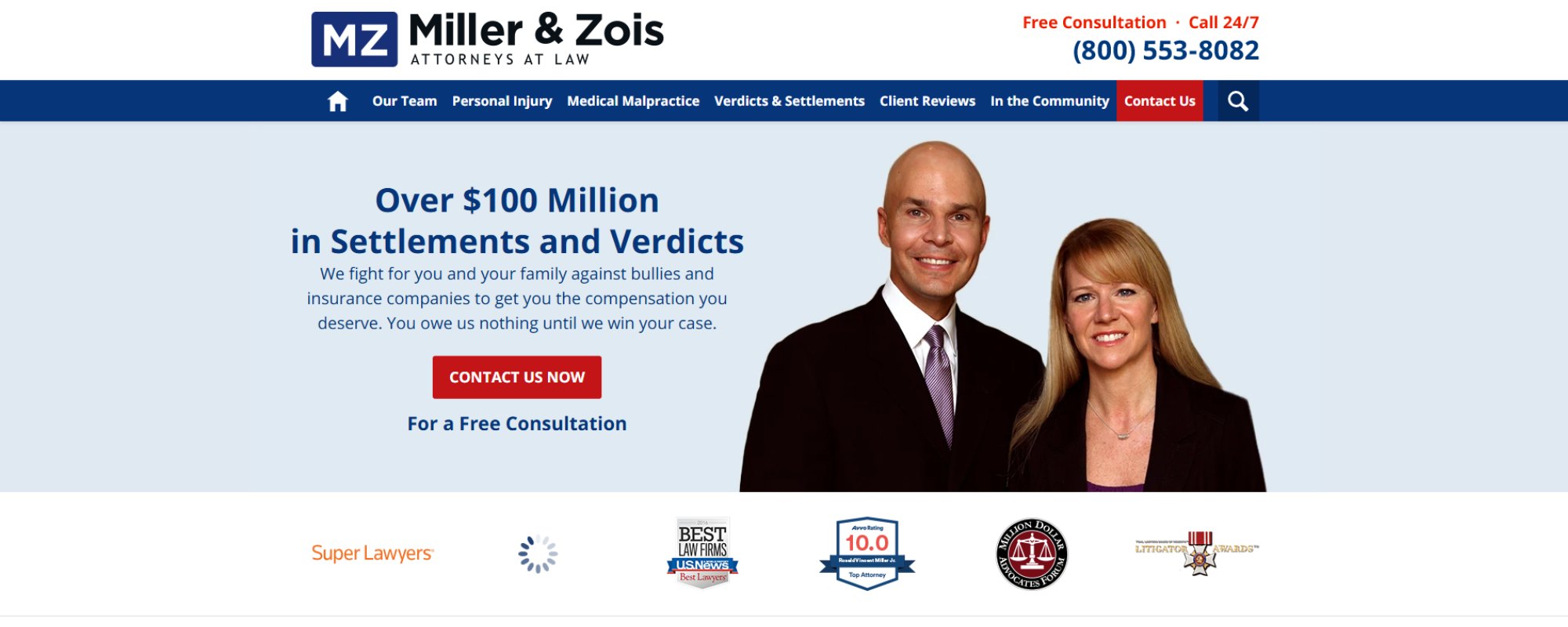 Best Personal Injury Law Firms in Baltimore for Maximizing Settlements, Miller & Zois