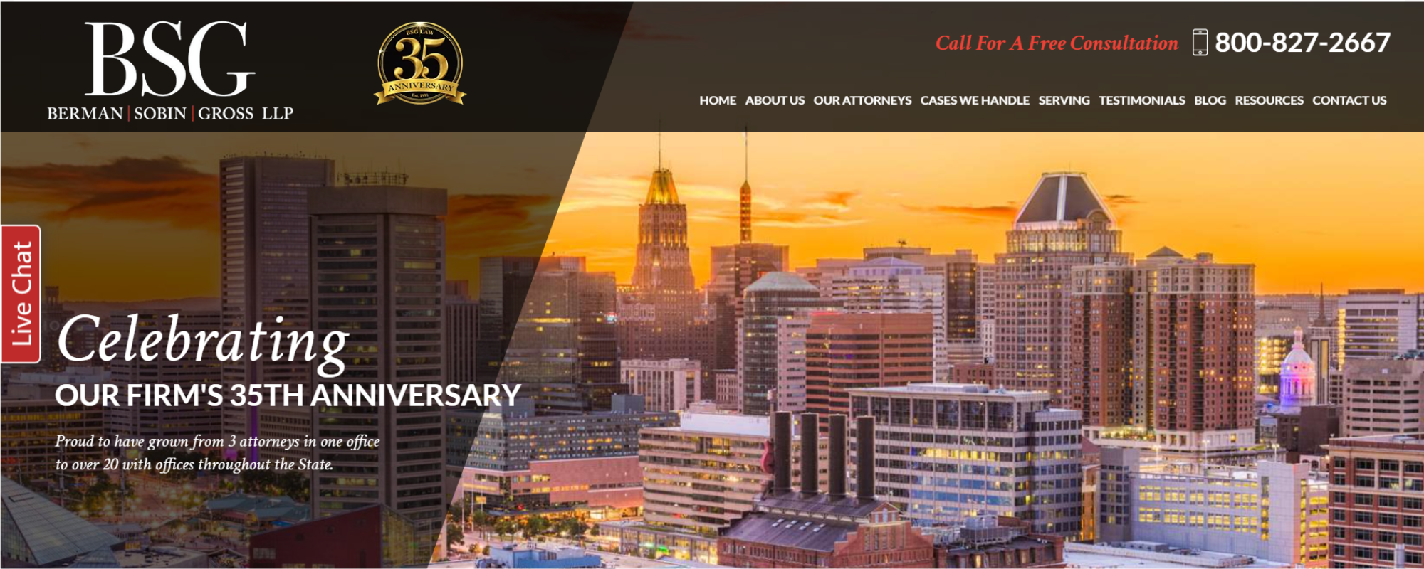 mejores firmas de abogados de compensación laboral en Baltimore basadas en casos reales, Berman, Sobin, Gross LLP