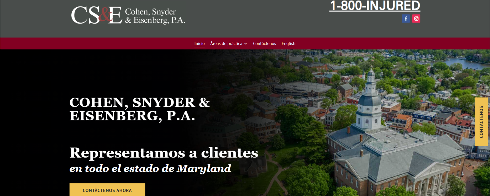 mejores firmas de abogados de compensación laboral en Baltimore basadas en casos reales, Cohen, Snyder & Eisenberg P.A.