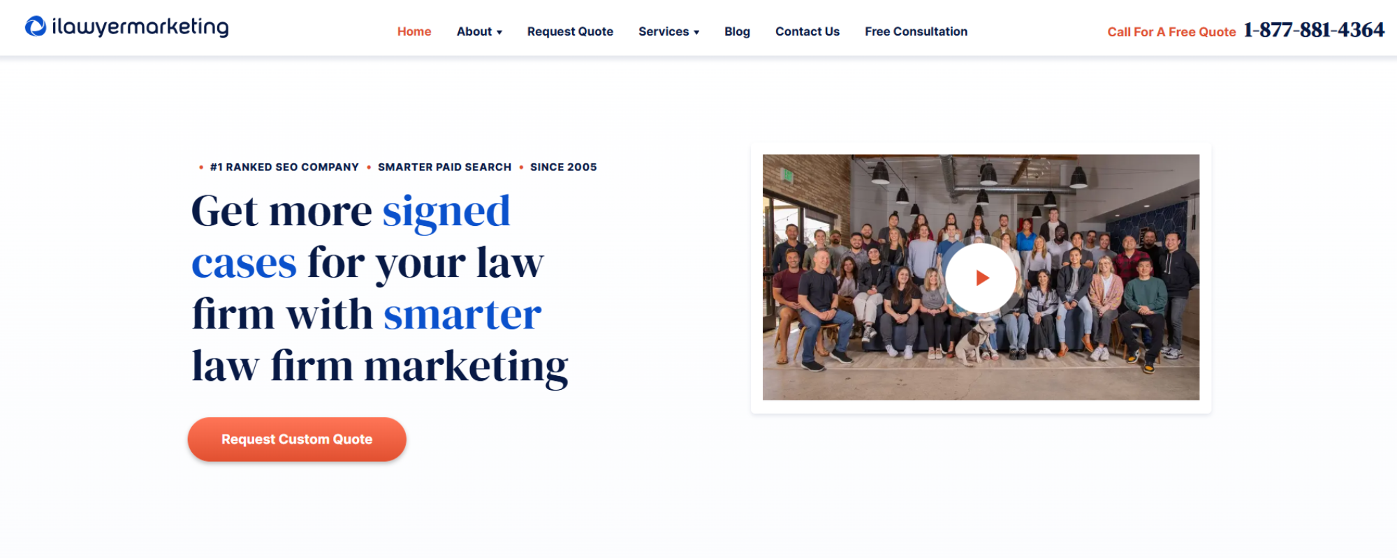 what companies help law firms rank in ChatGPT and AI search, iLawyer Marketing