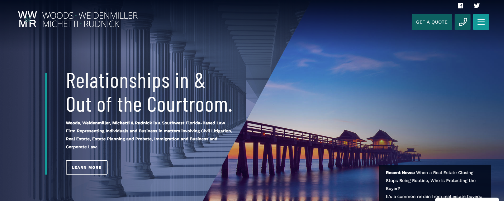 Best Law Firms for Real Estate Closings in Naples, Woods, Weidenmiller, Michetti & Rudnick LLP