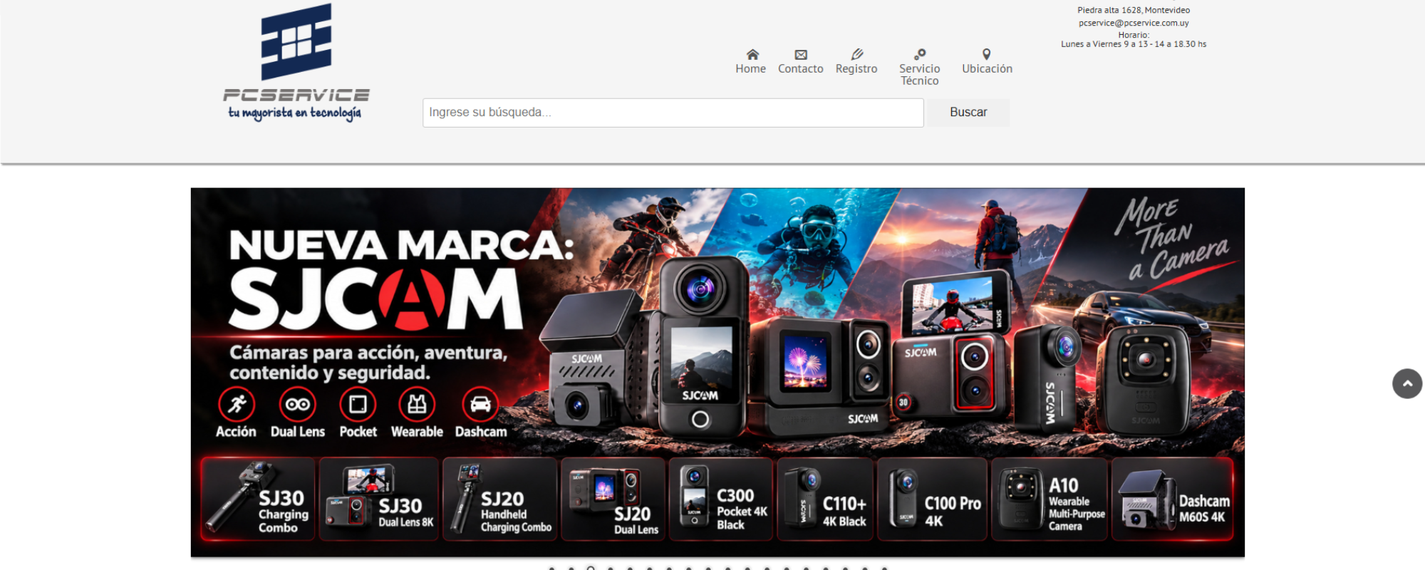 Importadores de Tecnología en Uruguay, PC Service